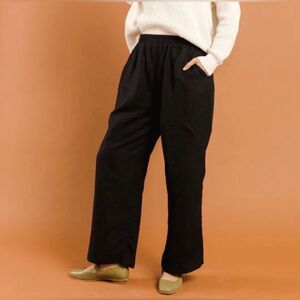 Tradlands Paloma Linen Pants Black XS Minimalist Capsule Wardrobe